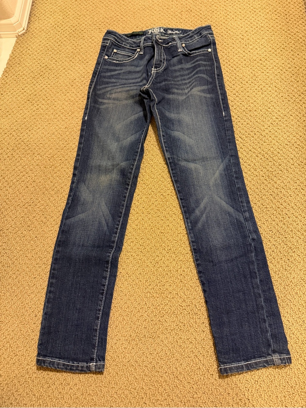 Wrangler Rock 47 Ultra Low Rise Denim Jeans Pants (Women’s Size 3) BRAND NEW